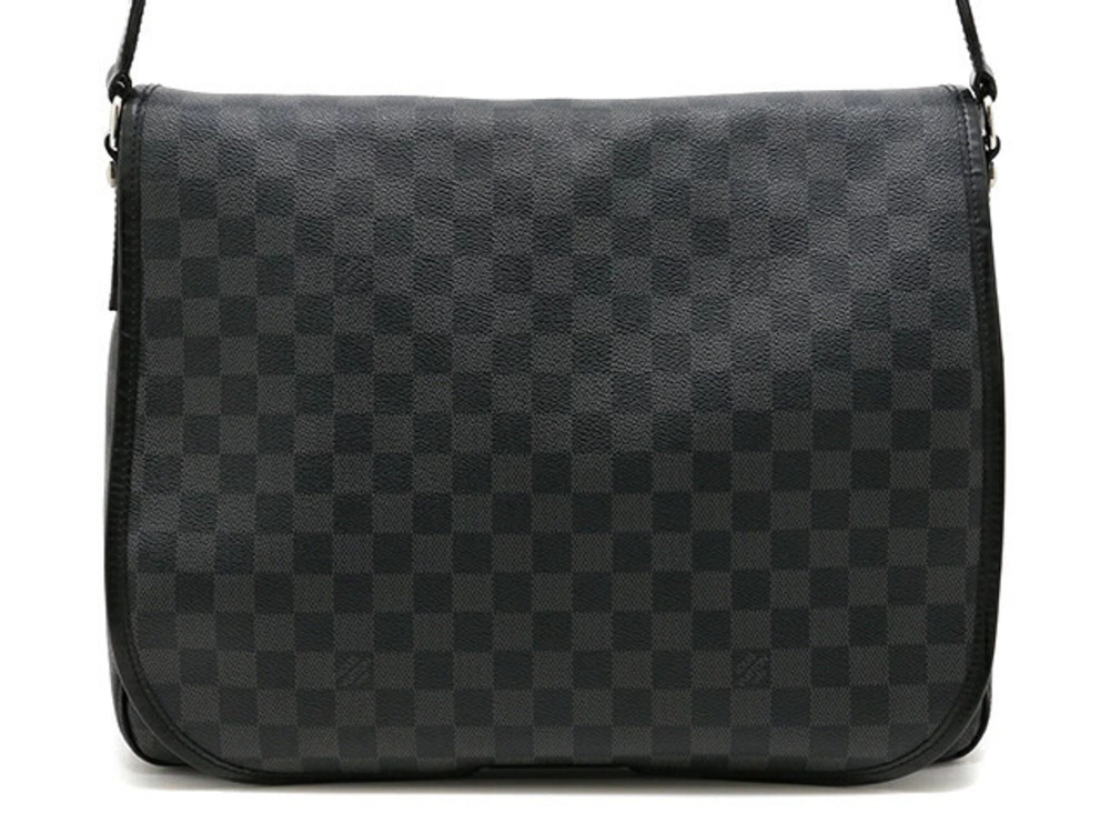 LOUIS VUITTON Bag Shoulder Daniel Damier Graphite Black